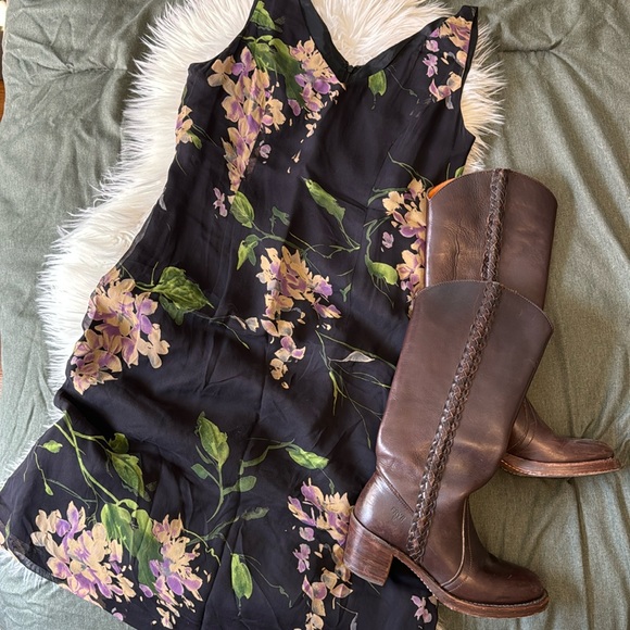 A d r i a n n a P a p e l l • Silk midi dress - Picture 1 of 9